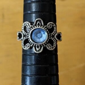 New Retro Hollow Lotus Ring, T1B6M